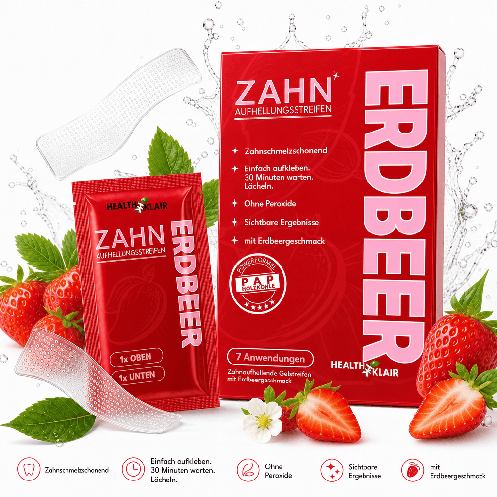 KLAIR Whitening Strips Erdbeere