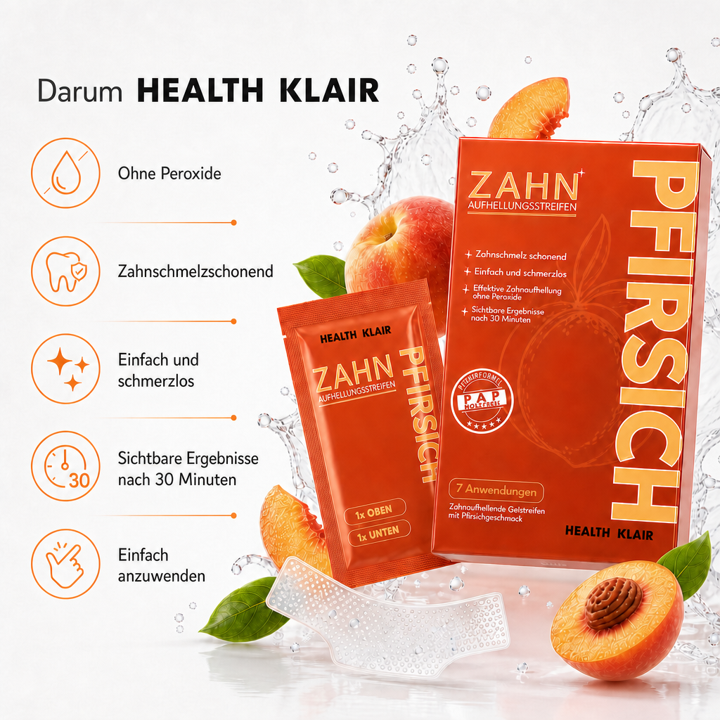 KLAIR Whitening Strips Pfirsich