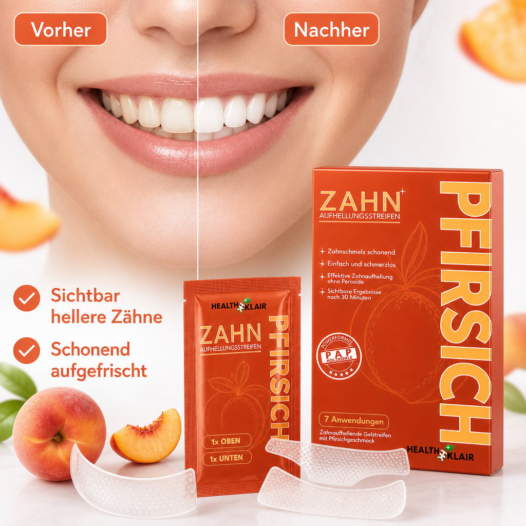 KLAIR Whitening Strips Pfirsich