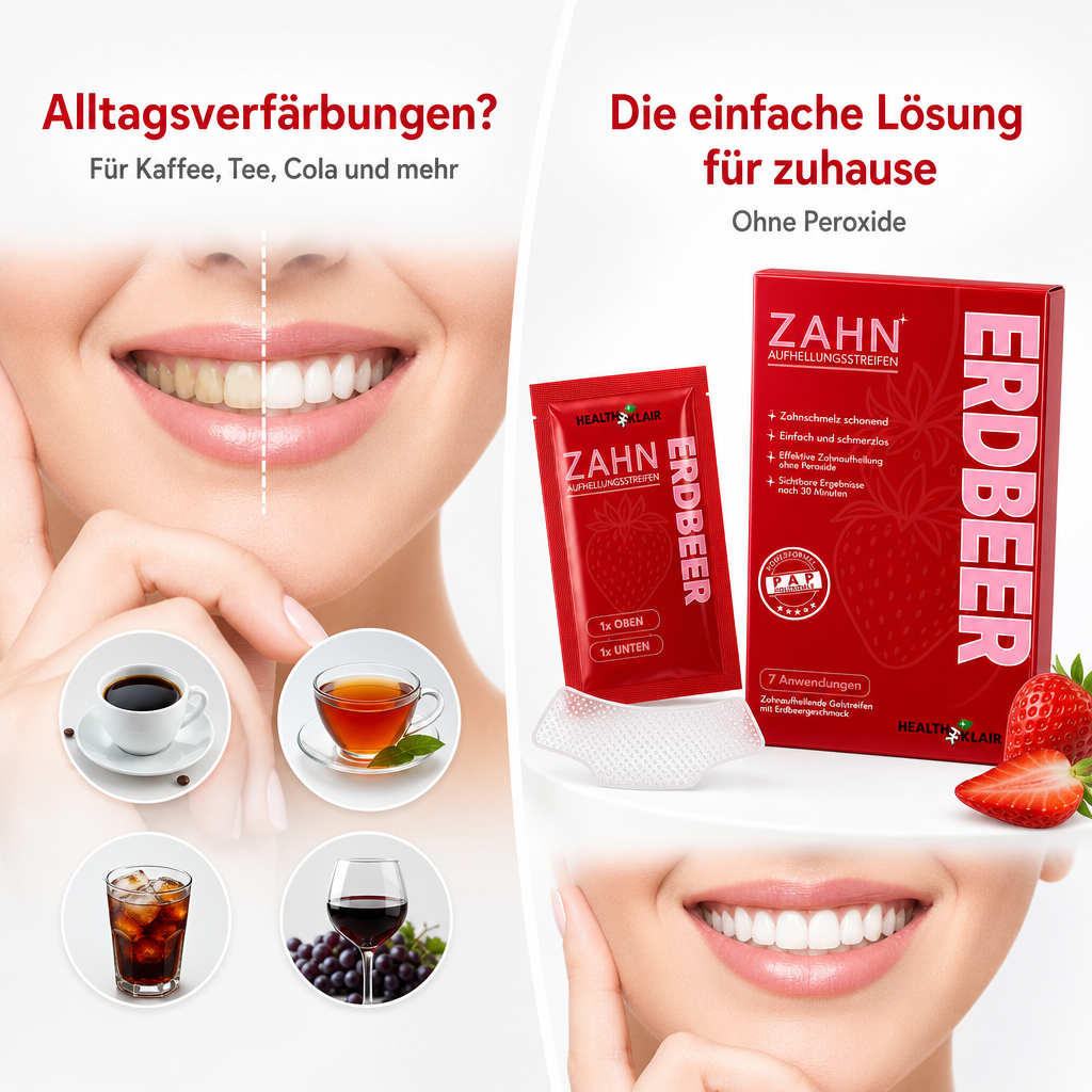 KLAIR Whitening Strips Erdbeere