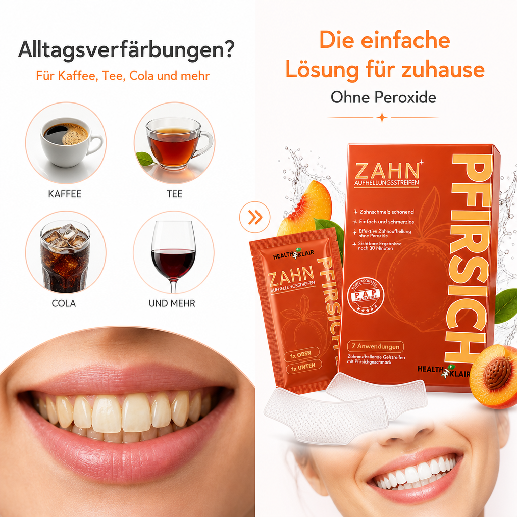 KLAIR Whitening Strips Pfirsich