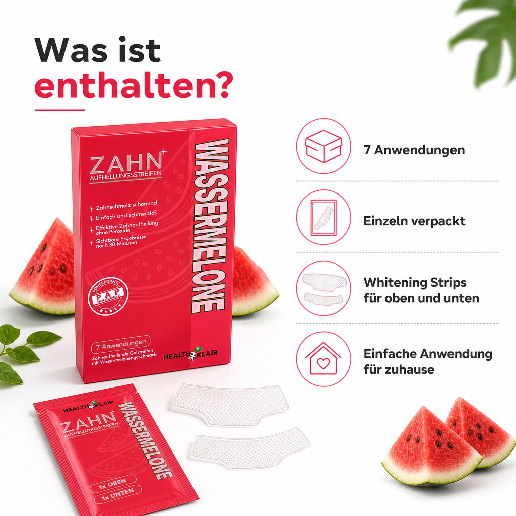 KLAIR Whitening Strips Wassermelone