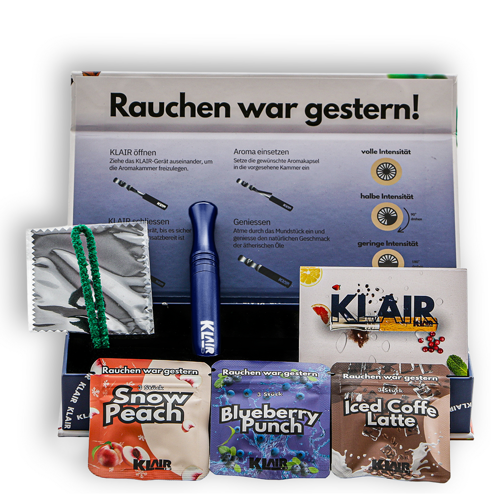 KLAIR Blau Metallic Starterset 1 Monat