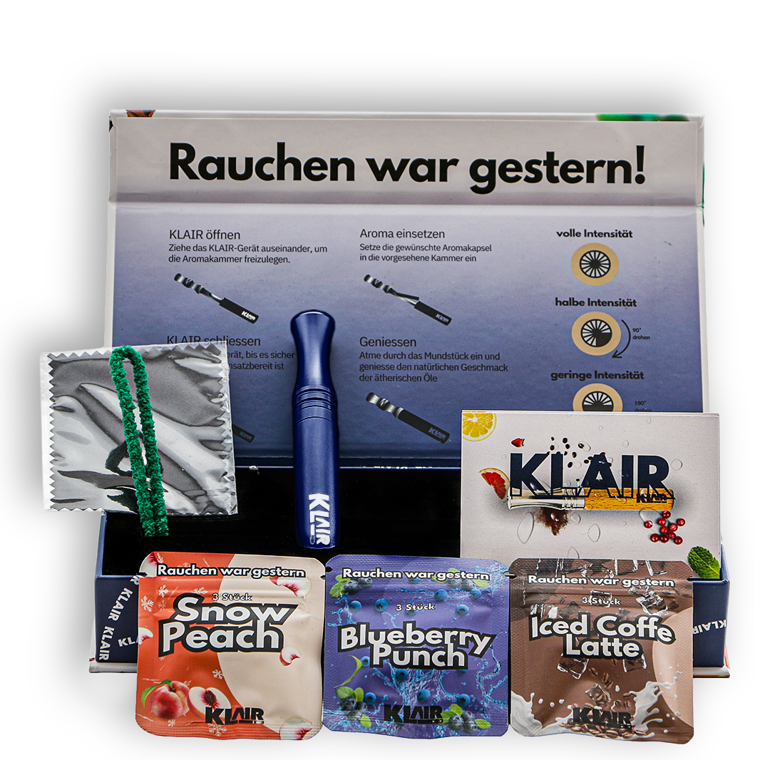 KLAIR Blau Metallic Starterset 1 Monat